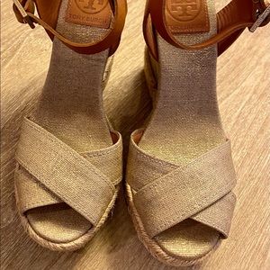 Tory Burch Wedge Shoes size 6